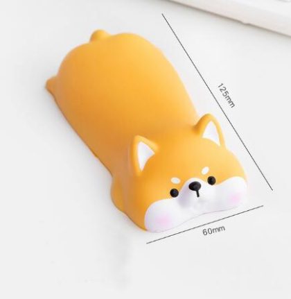 Kawaii Shiba Inu Wrist Rest for Mouse Pad – Ergonomic Rubber Hand Support